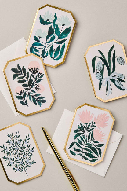 Katie Housley Botanical Card - Peonies