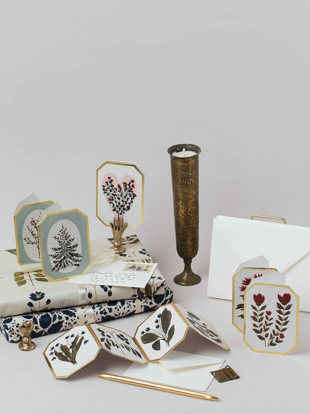 Katie Housley Concertina Botanical Card