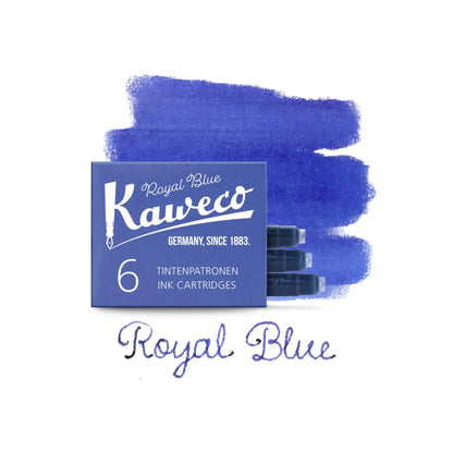 Kaweco Ink Cartridges, Pack of 6 - Royal Blue