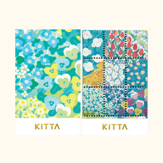 King Jim KITTA special pre-cut washi tape, garden design