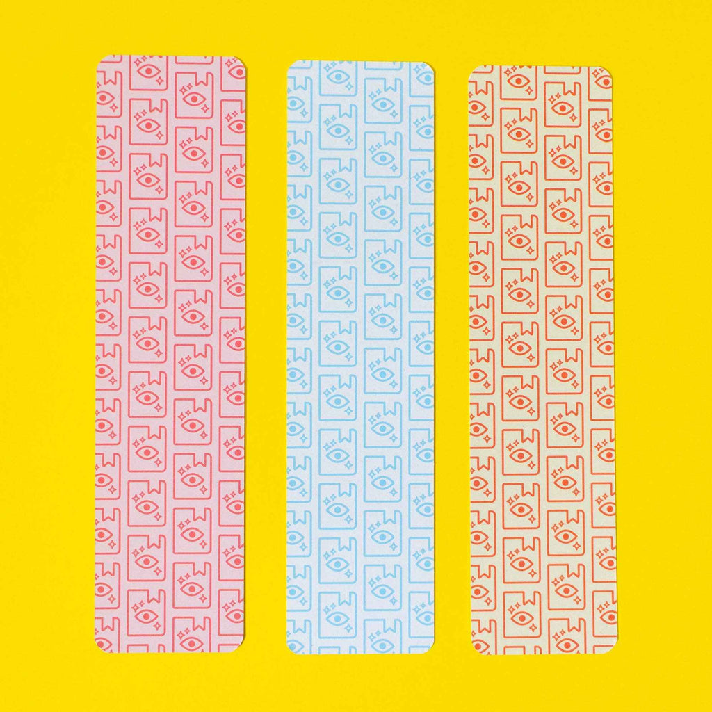 Library Card Bookmark: Blue - Bookmark - Subject to Change