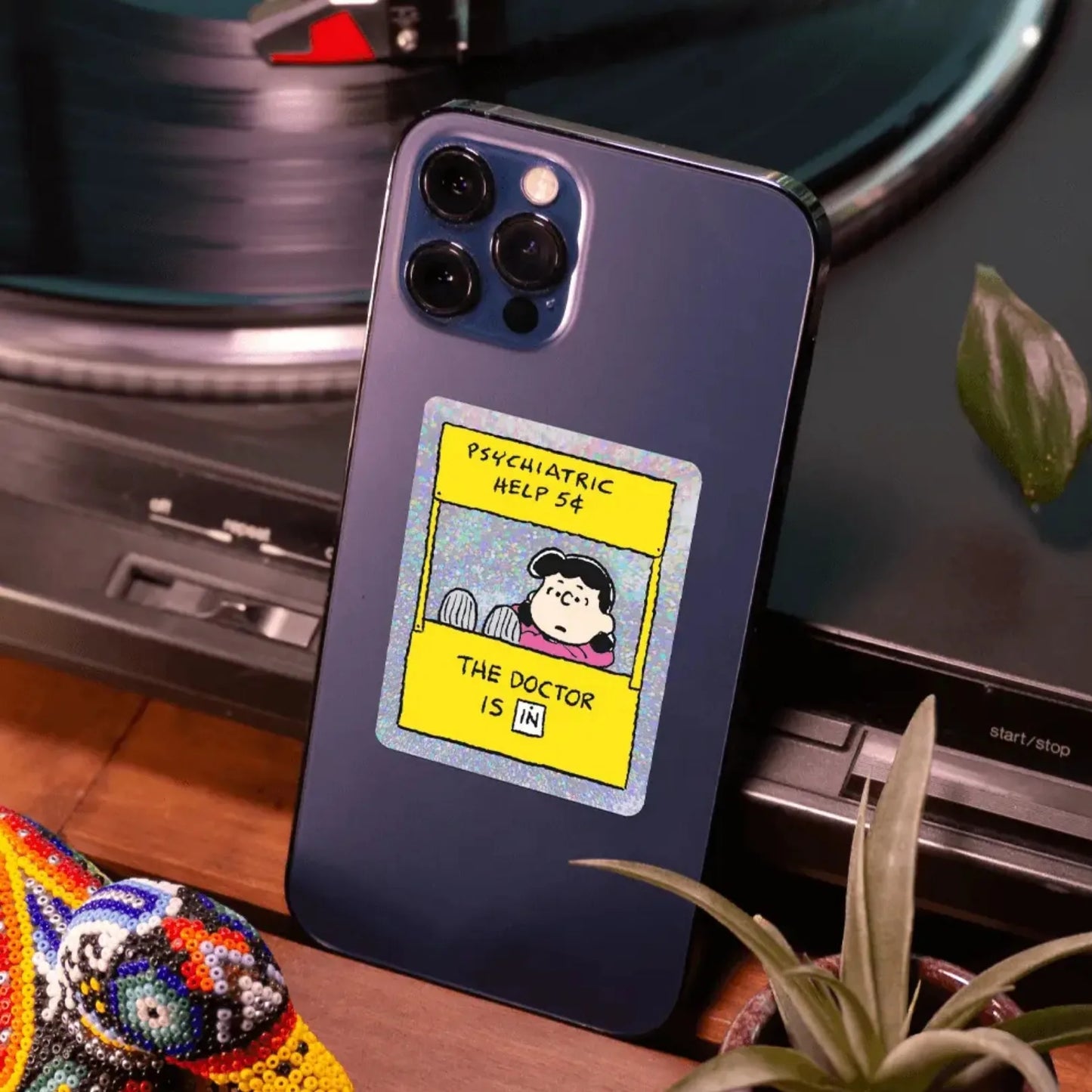 The Doctor Is In Lucy Sticker