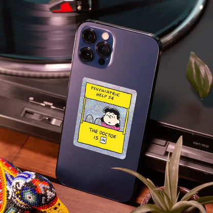 The Doctor Is In Lucy Sticker