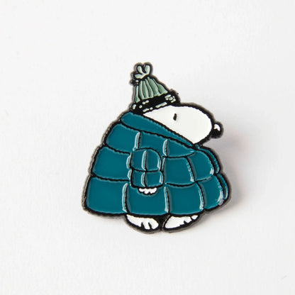 Magpie x Peanuts Snoopy Cosy Puffa Enamel Pin