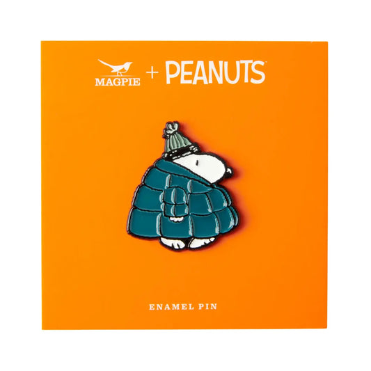 Magpie x Peanuts Snoopy Cosy Puffa Enamel Pin
