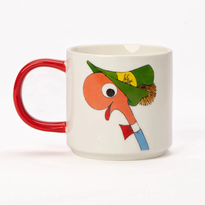 Magpie x Richard Scarry Lowly Worm Apple Car Mug