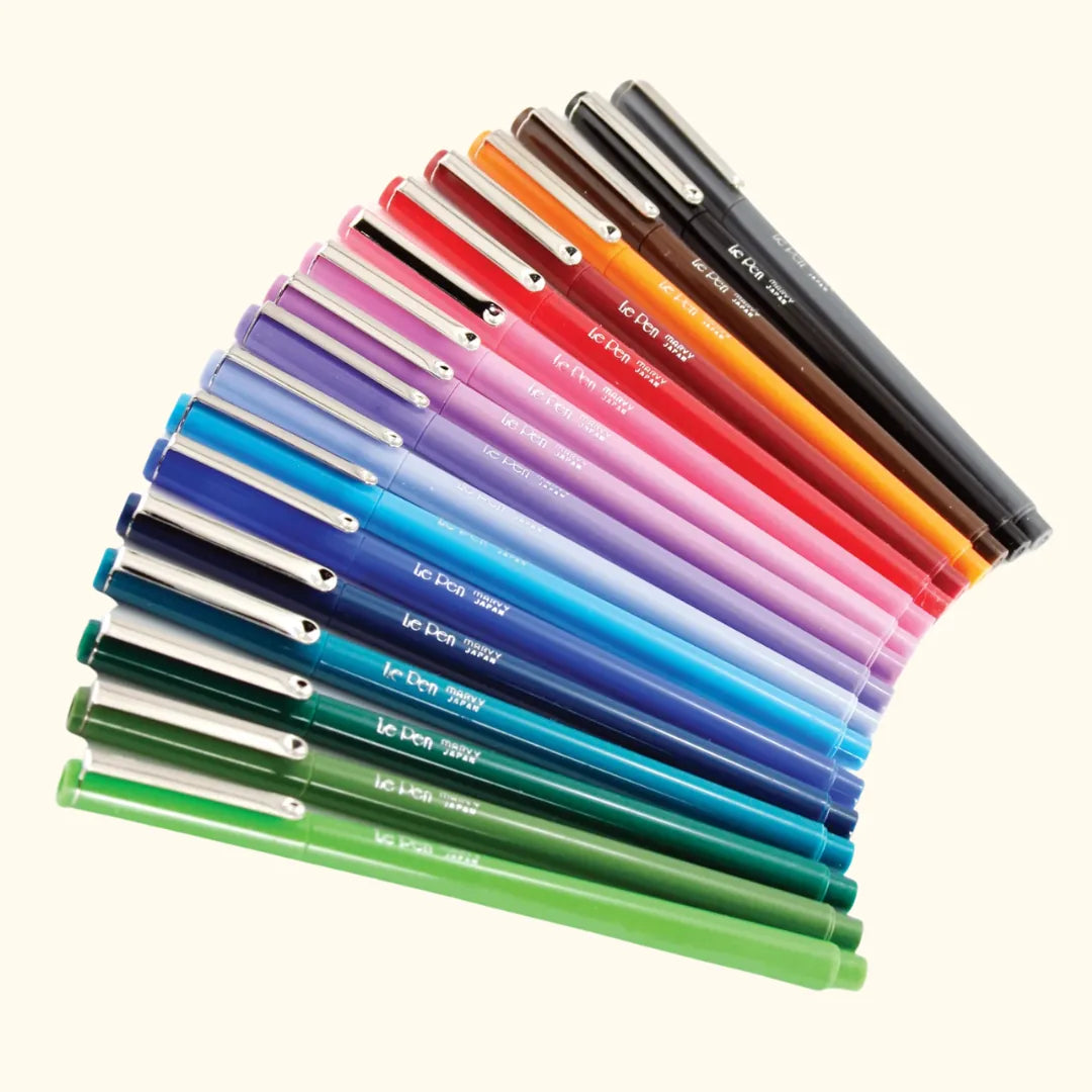 Marvy Le Pen Fineliner – 20 Colours