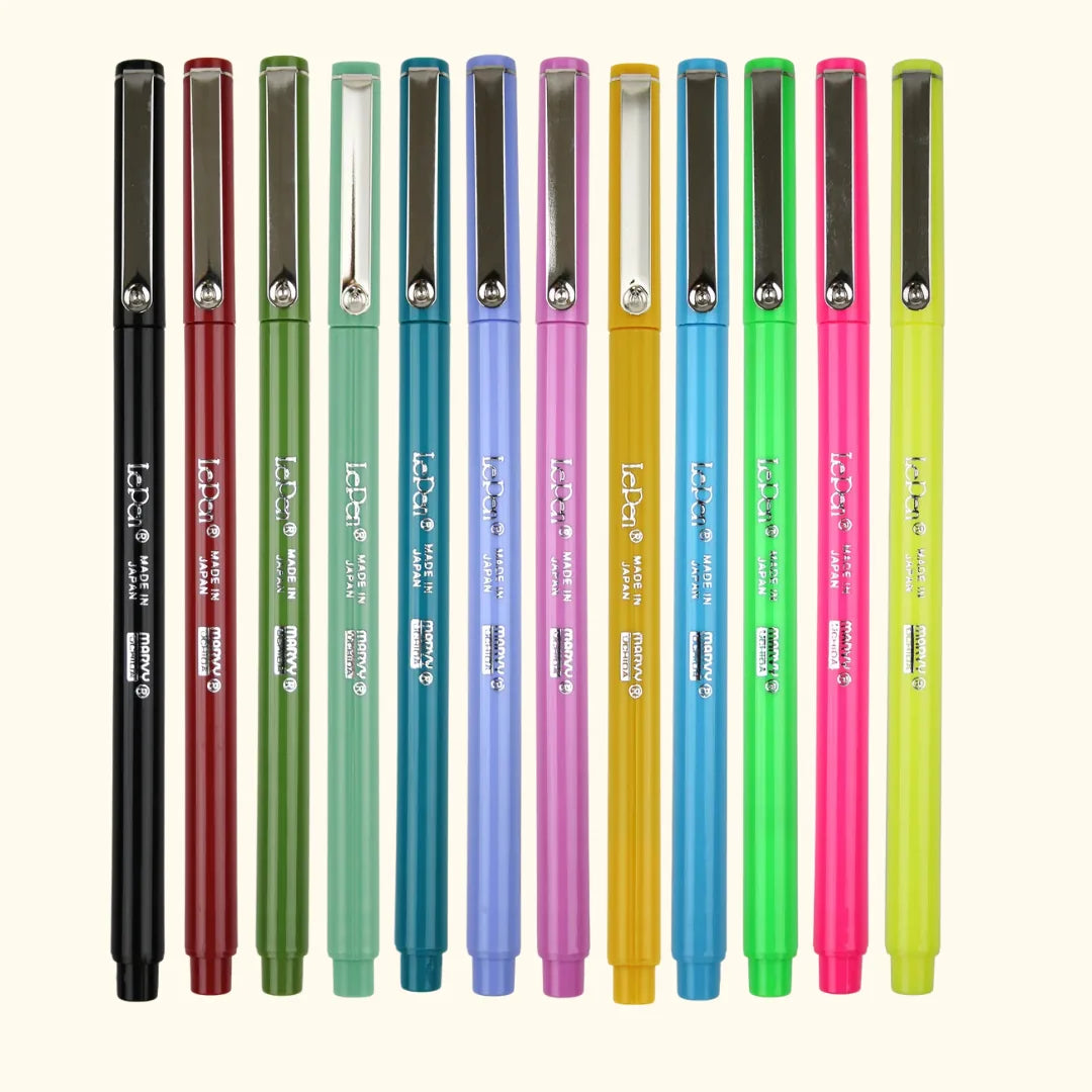 Marvy Le Pen Fineliner – 20 Colours