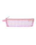 Midori Mesh Pen Case – Pink Stripe