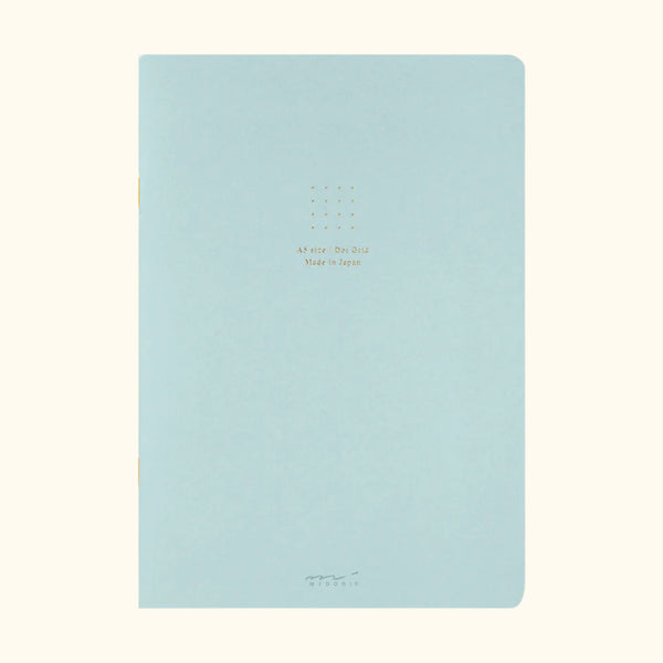 Midori A5 Dot Grid Notebook in Blue