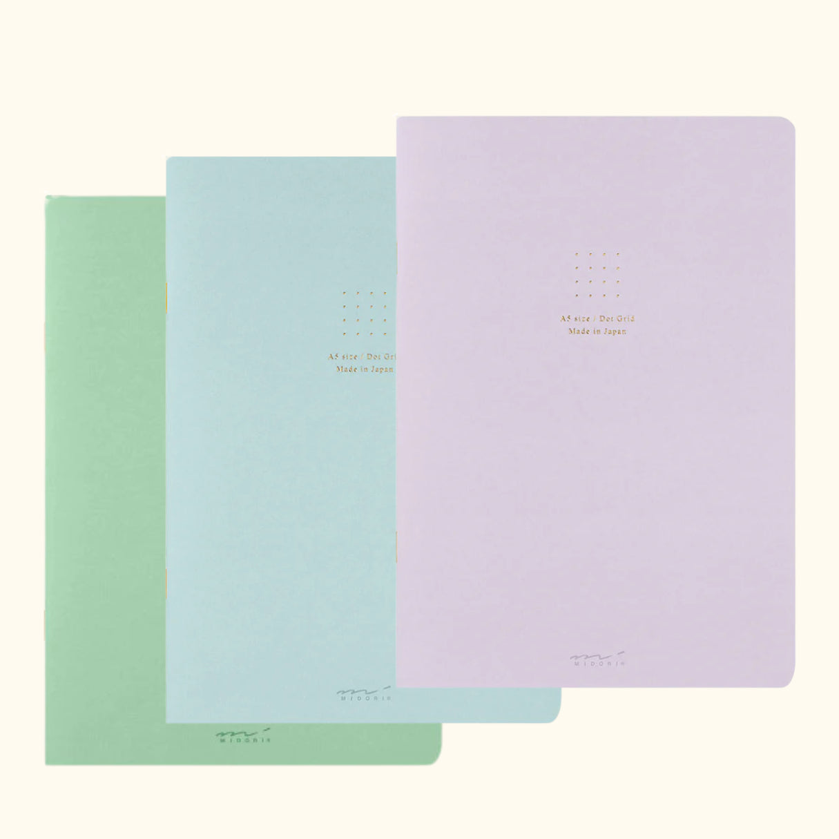 Midori A5 Dot Grid Notebook in Green