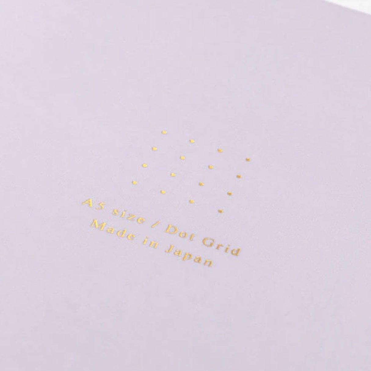 Midori A5 Dot Grid Notebook in Purple