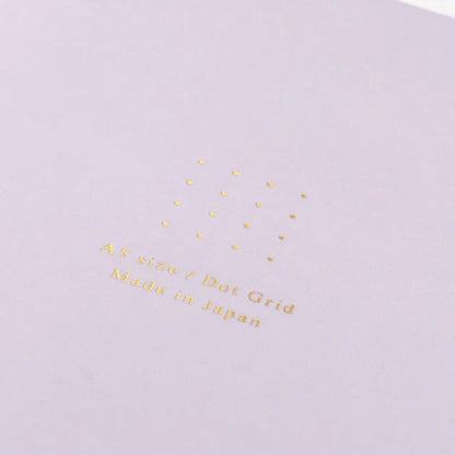 Midori A5 Dot Grid Notebook in Purple