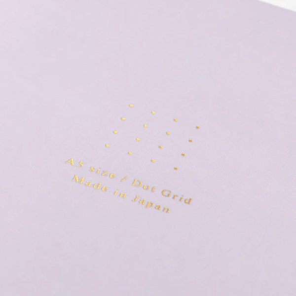 Midori A5 Dot Grid Notebook in Purple