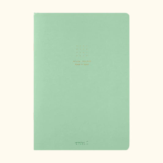 Midori A5 dot grid notebook in green
