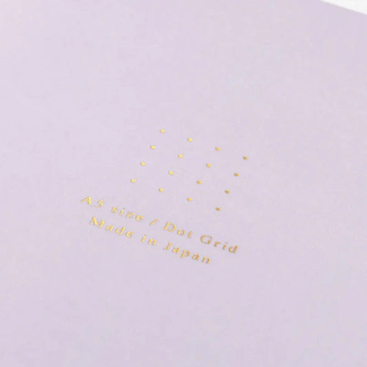 Midori A5 Dot Grid Notebook in Purple