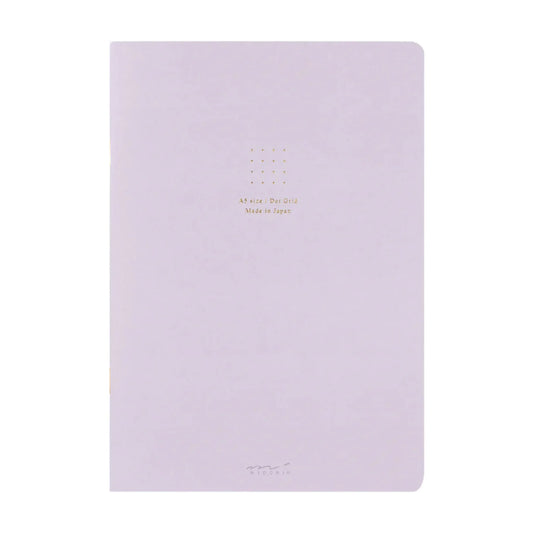 Midori A5 Dot Grid Notebook in Purple
