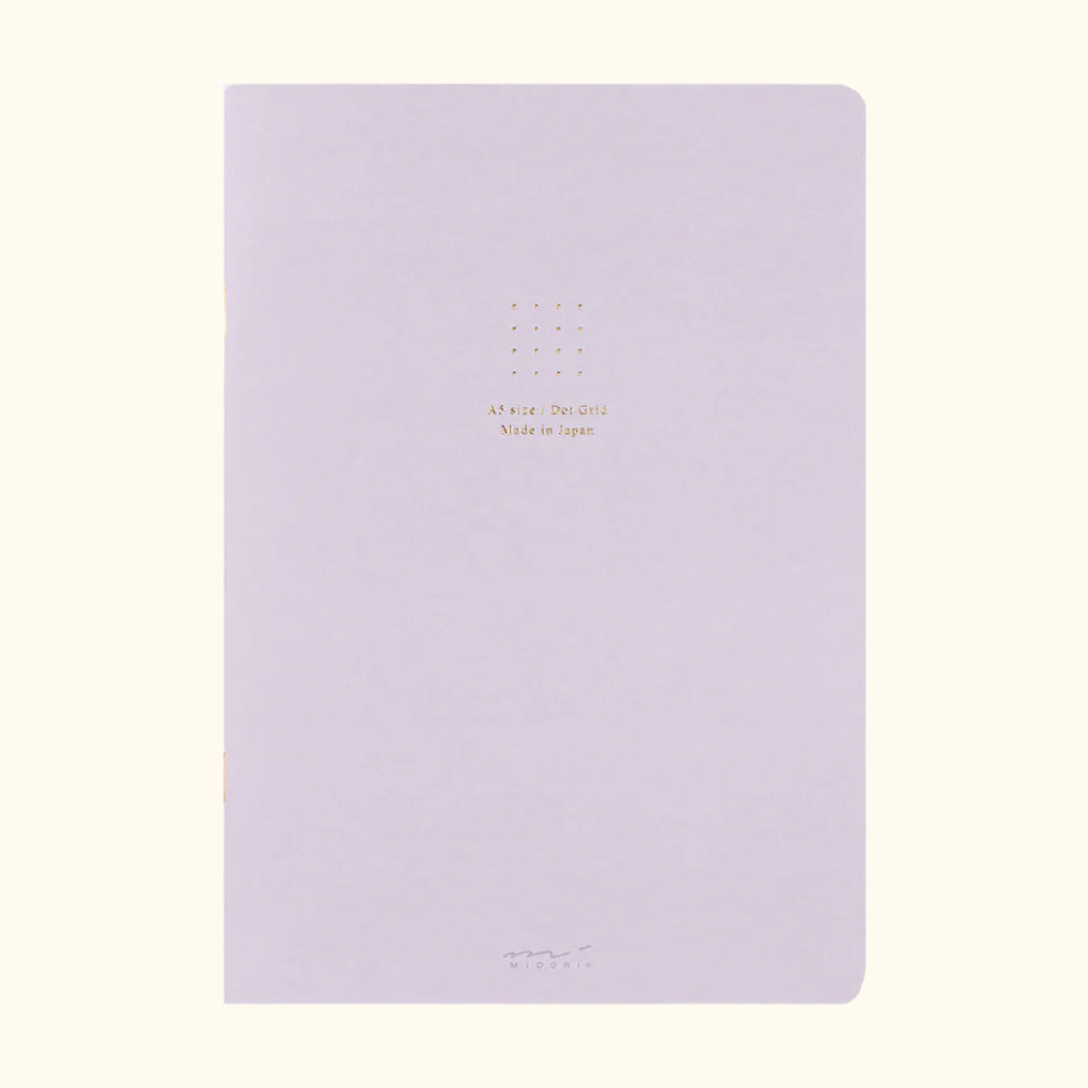 Midori A5 Dot Grid Notebook in Purple