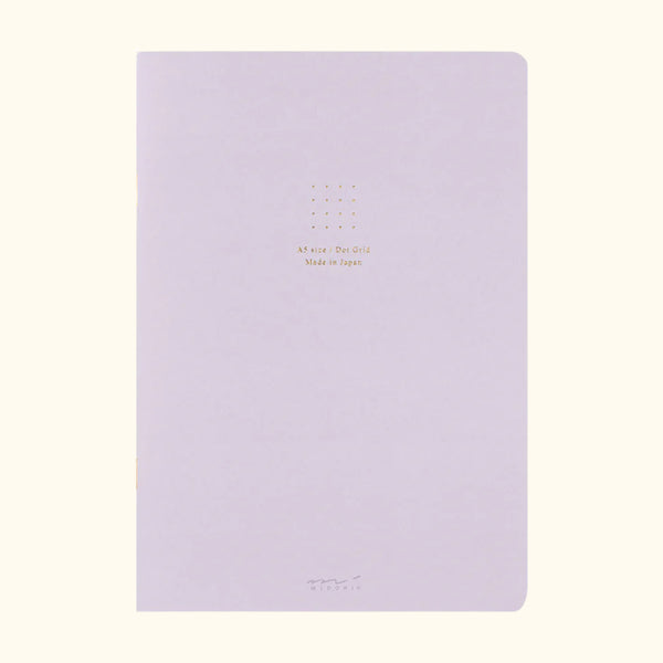 Midori A5 Dot Grid Notebook in Purple