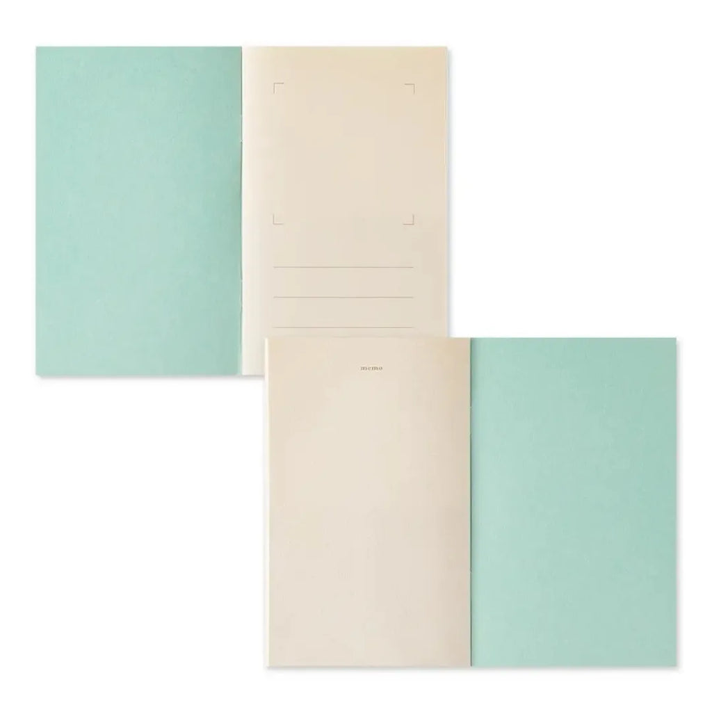 Midori Sticker Book with Pocket – Light Blue