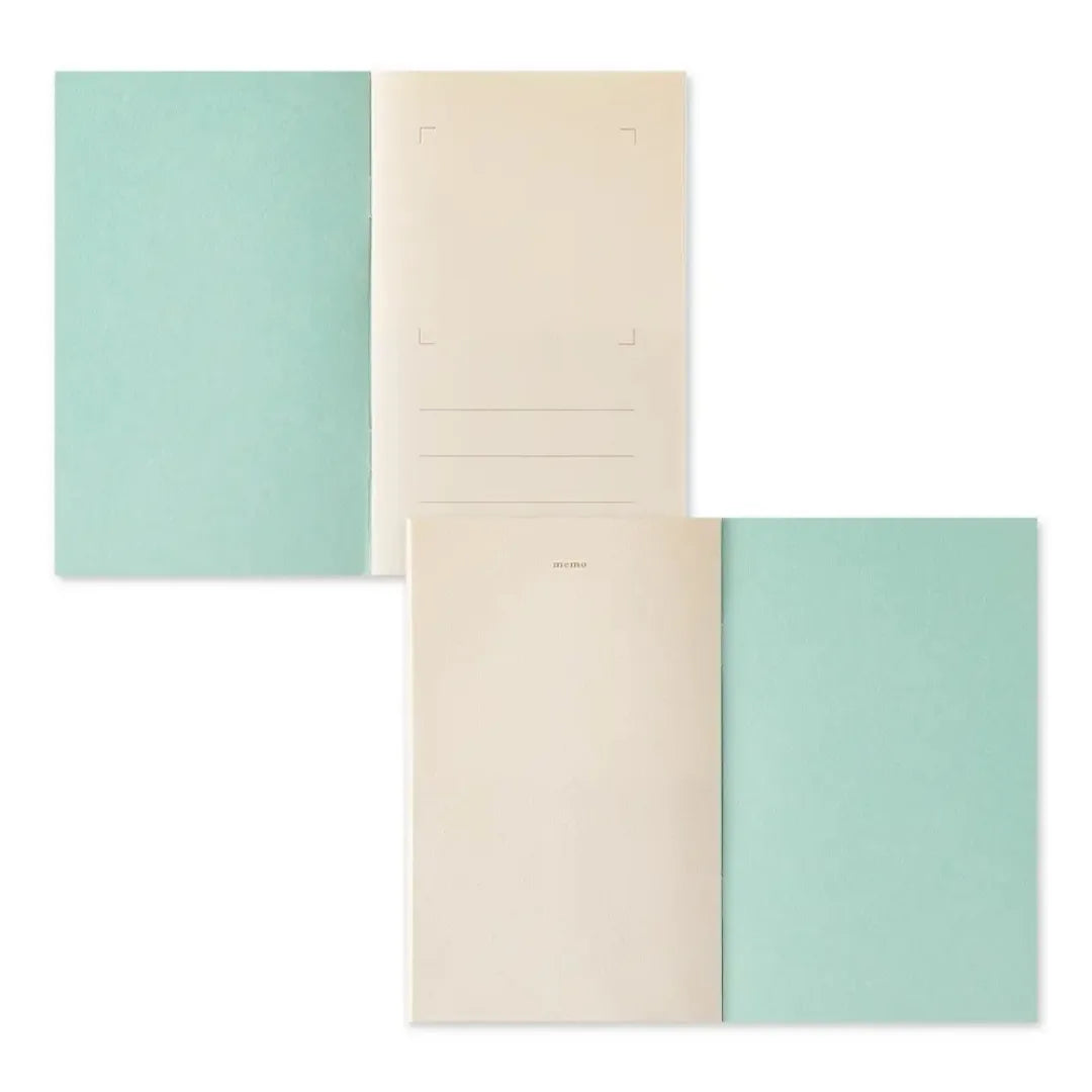 Midori Sticker Book with Pocket – Light Blue