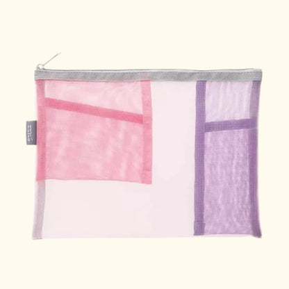 Midori Pen & Tool Pouch Mesh – Pink