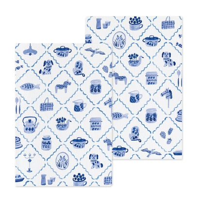 Midori Yuru Log Notebook B6 – Blue Nordic