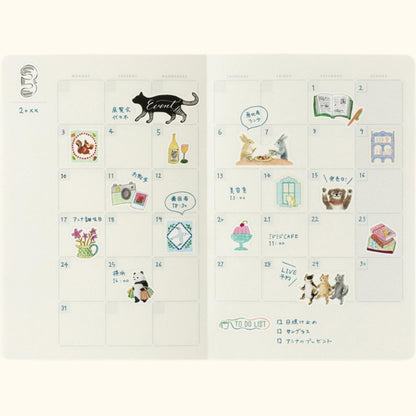 Midori Yuru Log Roll Sticker – Stamps