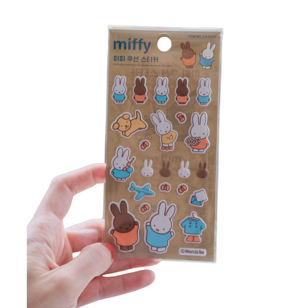 Miffy Sticker Sheet – Soft Cushion Stickers