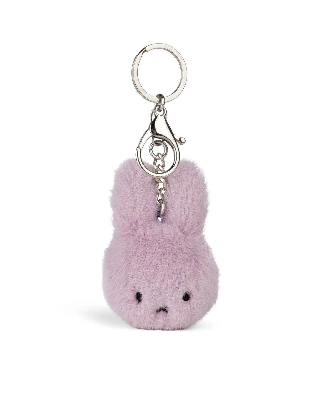 Miffy Fuzzy Plush Keyring – Lilac – 8cm