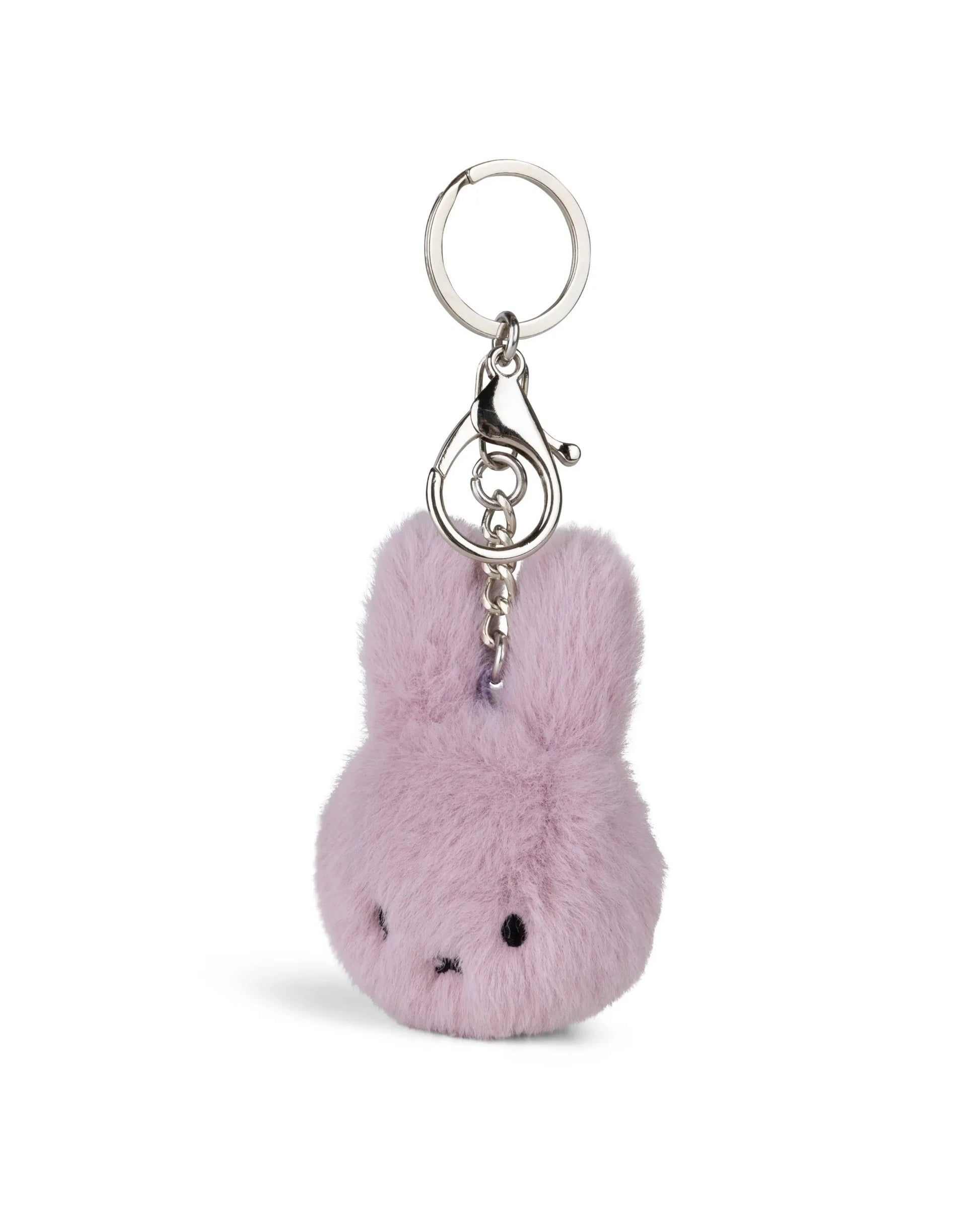 Miffy fuzzy plush keyring in lilac, 8cm – official Miffy merchandise
