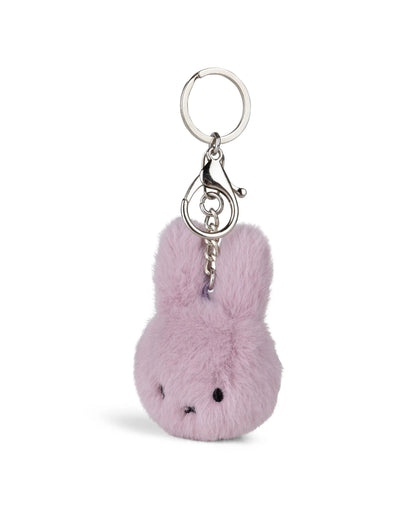 Miffy fuzzy plush keyring in lilac, 8cm – official Miffy merchandise