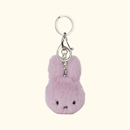 Miffy fuzzy plush keyring in lilac, 8cm – official Miffy merchandise