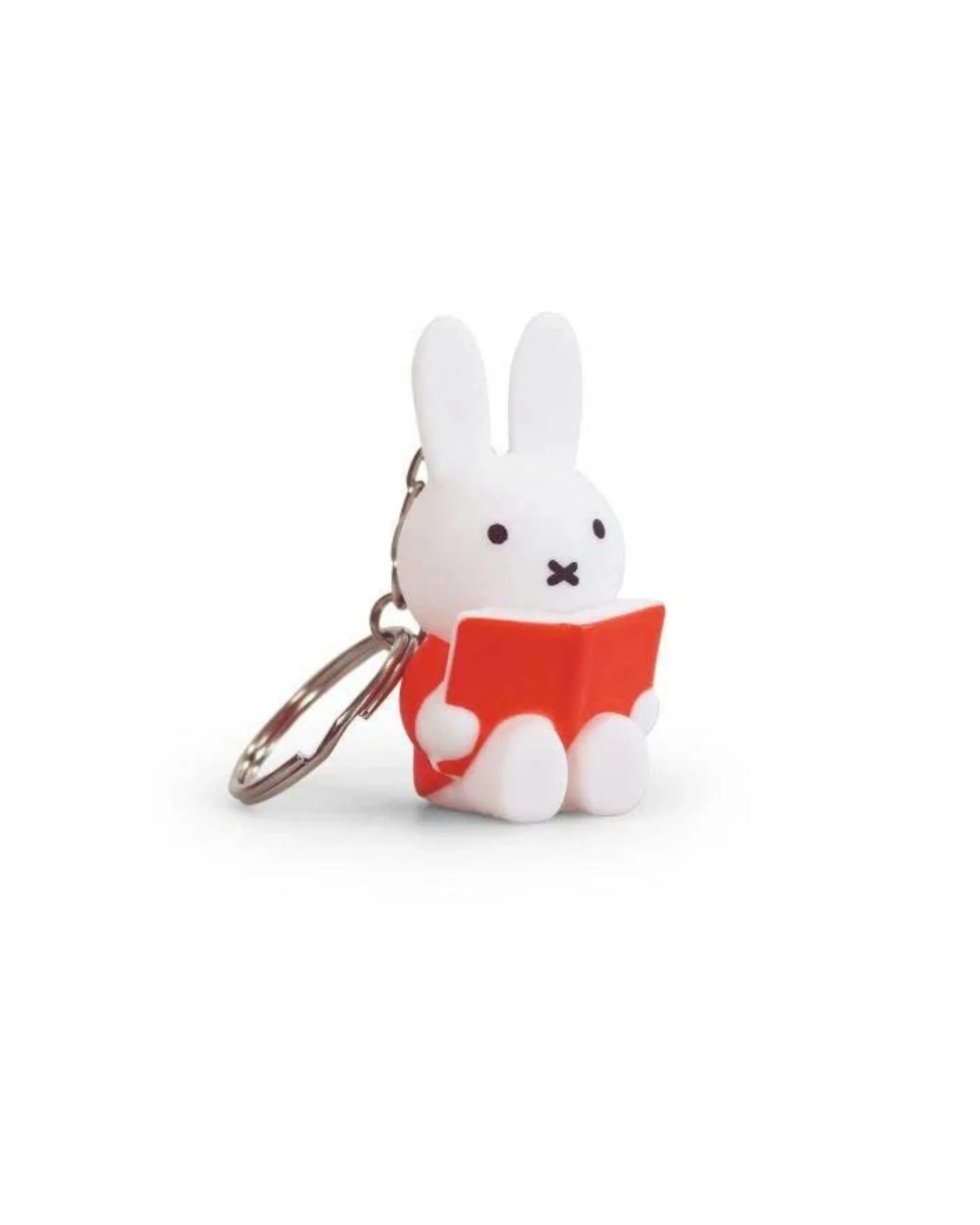 Miffy with Book Keyring – Red – 6cm