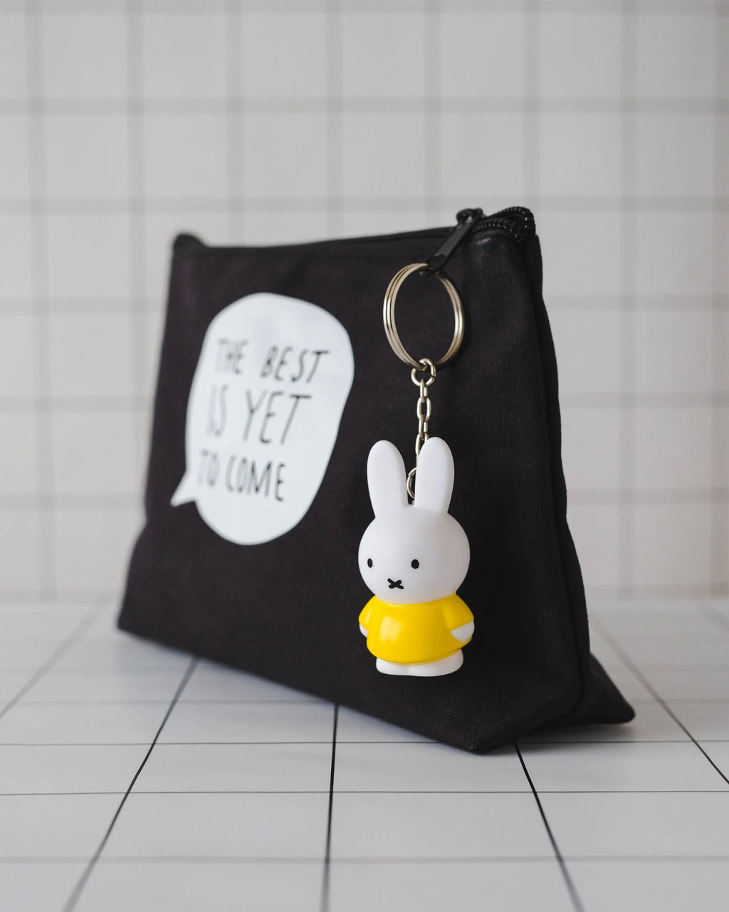 Miffy Classic Keyring – Yellow – 6cm