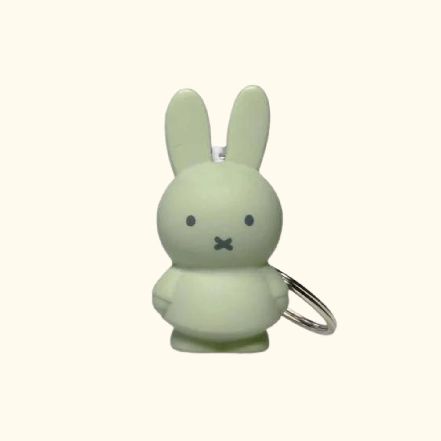 Miffy classic keyring in eucalyptus green, 6cm – official Miffy merchandise