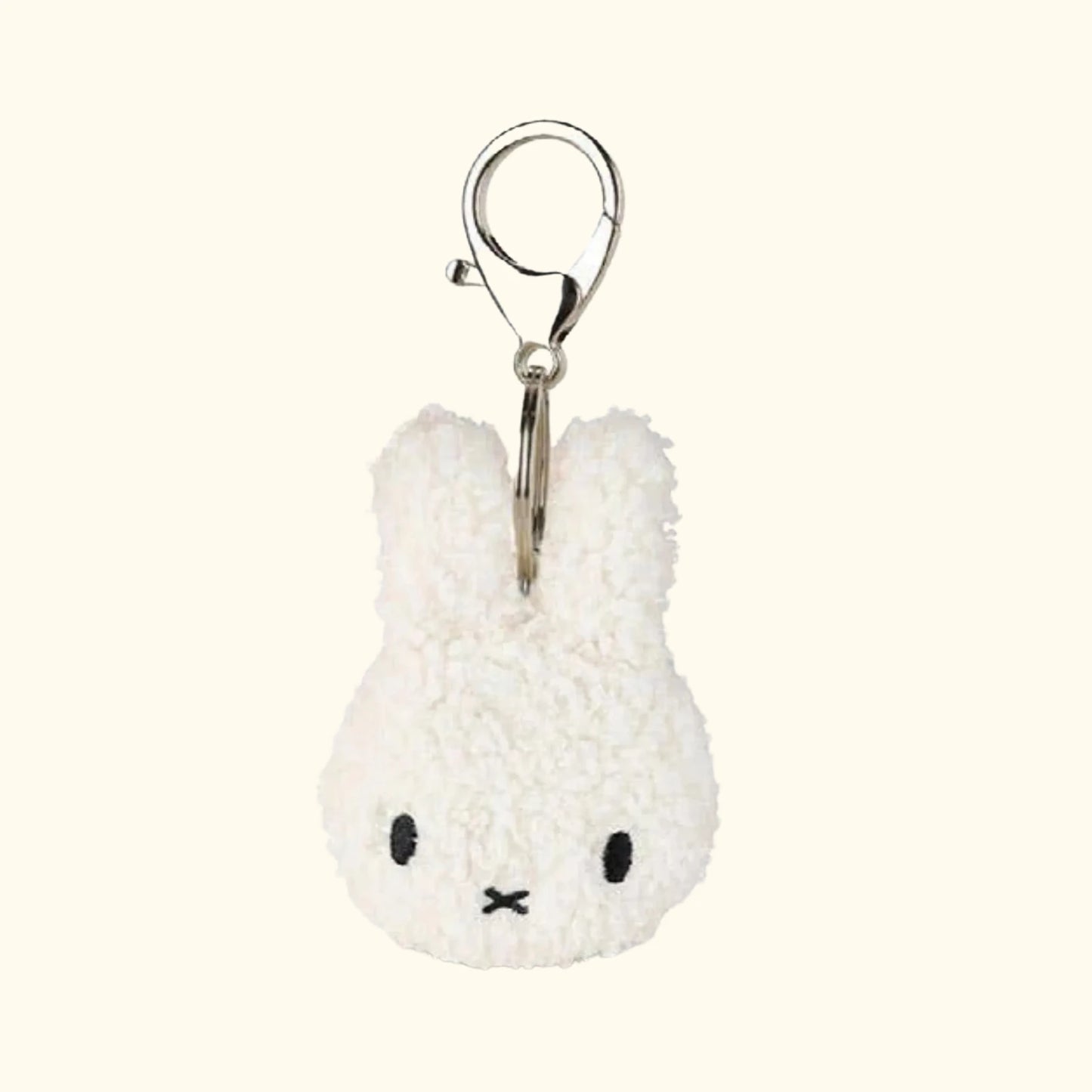 Miffy tiny teddy plush keyring in cream, 10cm – official Miffy merchandise