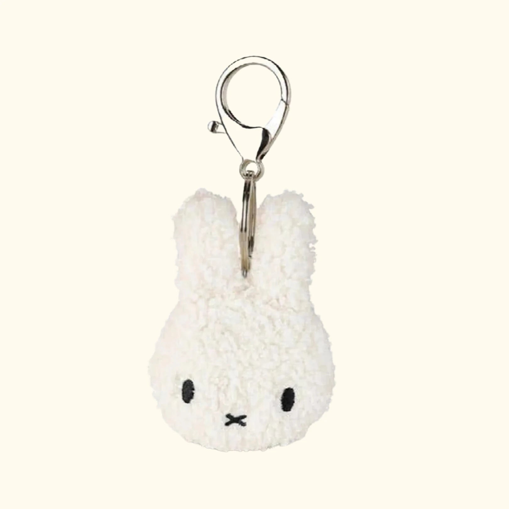 Miffy tiny teddy plush keyring in cream, 10cm – official Miffy merchandise