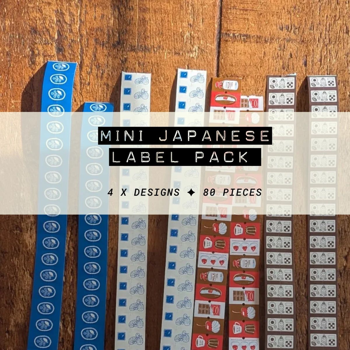 Stamp Marché Label Sticker Packs (80 pieces)