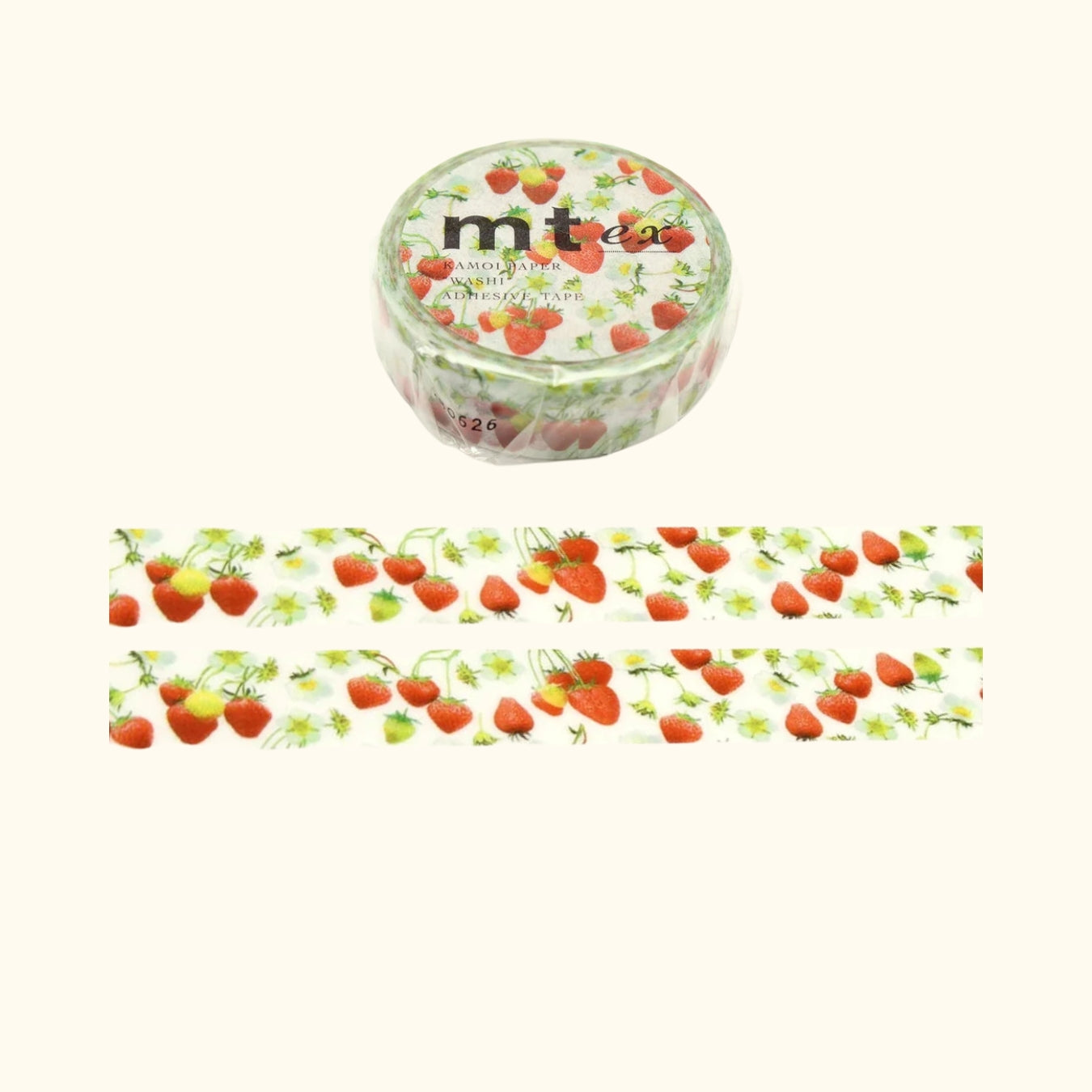mt 15mm Washi tape - Strawberry