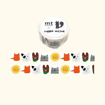mt Artist Series washi tape, Donna Wilson Creatures design