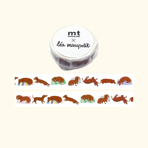 mt Artist Series Washi Tape – Léa Maupetit Sausage Dog