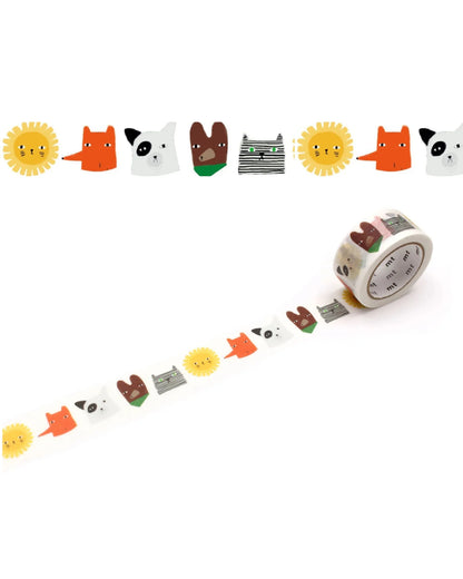 mt Artist Series washi tape, Donna Wilson Creatures design