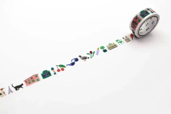 mt x Léa Maupetit - Paris - 15mm Washi tape - Washi Tape - Subject to Change