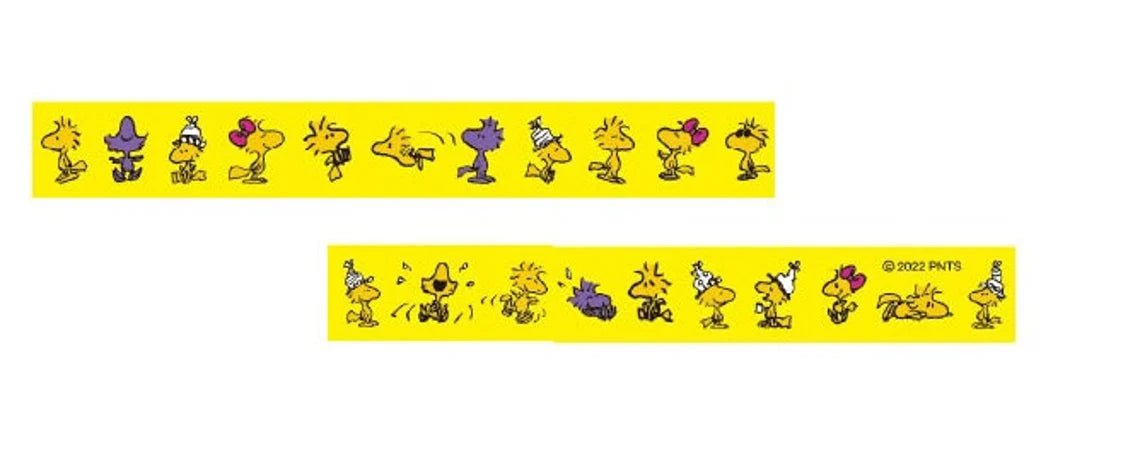 mt x peanuts - Woodstock - 10mm Washi tape - Washi Tape - Subject to Change