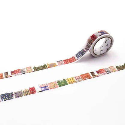 mt x Polly Fern - Streets - 15mm Washi tape - Washi Tape - Subject to Change