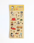 Snoopy Camping Sticker Sheet - Beagle Scout Peanuts