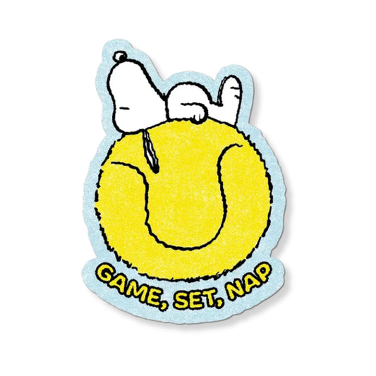Game, Set, Nap Snoopy Sticker