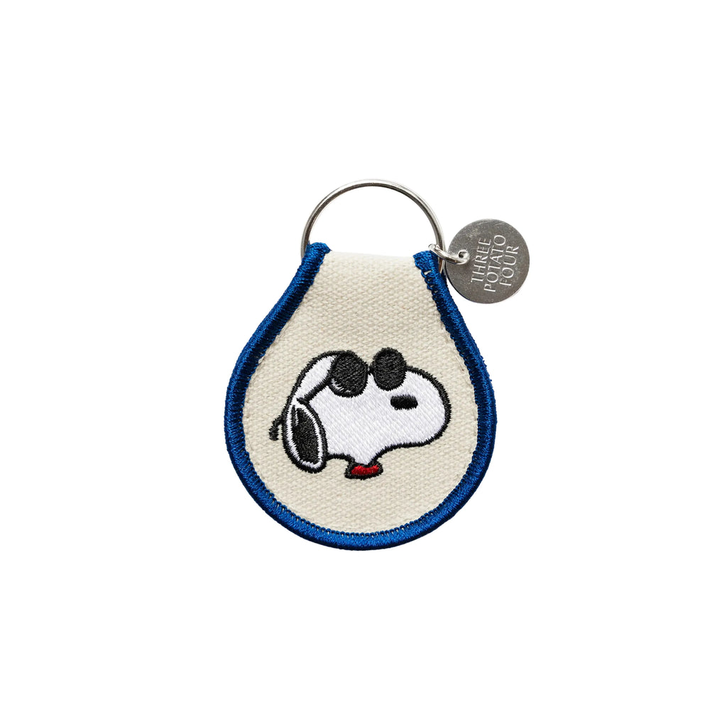Snoopy Joe Cool Embroidered Keyring