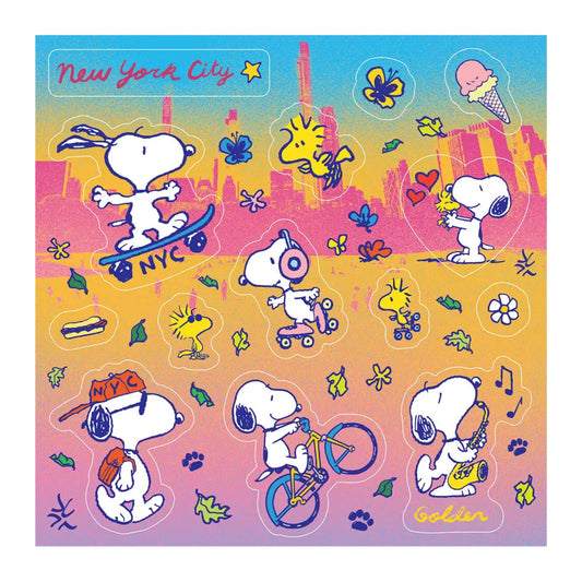 Snoopy in NYC Sticker Sheet